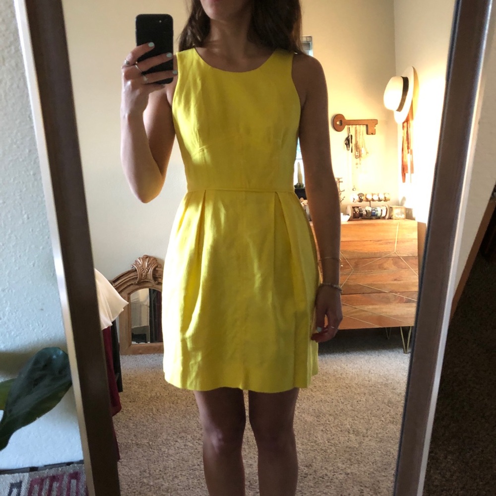 J. Crew basket weave shift dress